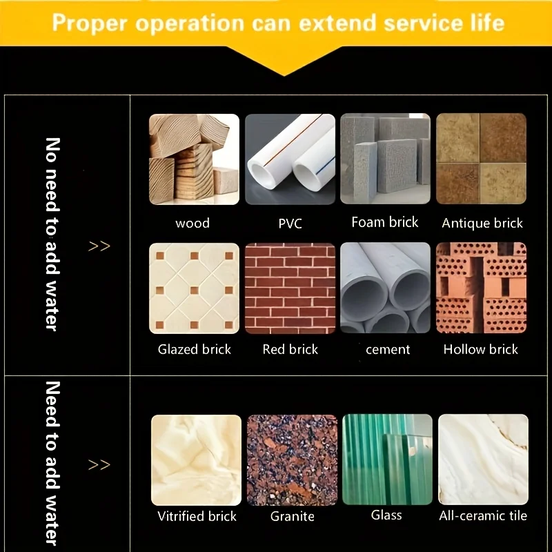 ‌ Набор сверл из цементированного карбида, крестообразные шестигранные плитки, стекла, керамики - эффективный универсальный открывалка для отверстий для стен и твердых материалов ‌