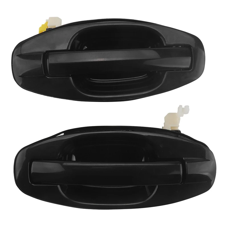 

New-Outer Black Plastic Door Handle Set For 2001-2006 Hyundai Santa Fe (Outer Door Handle)