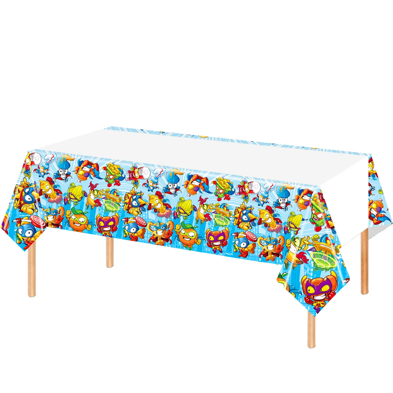 Superthings Geburtstag Party Dekoration Superzings Set Geschirr Tischdecke Banner Kuchen Hintergrund Baby Shower Kid Spiel Party Supplie – Detail 3