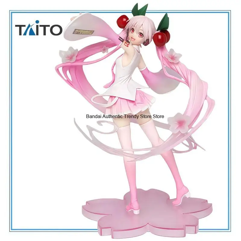 在庫あり-タイトー純正-ピアプロキャラクターズ-ボーカロイド-初音ミク-サクラ-2020ver-18cm-コレクションモデル-おもちゃ-フィギュア-ギフト