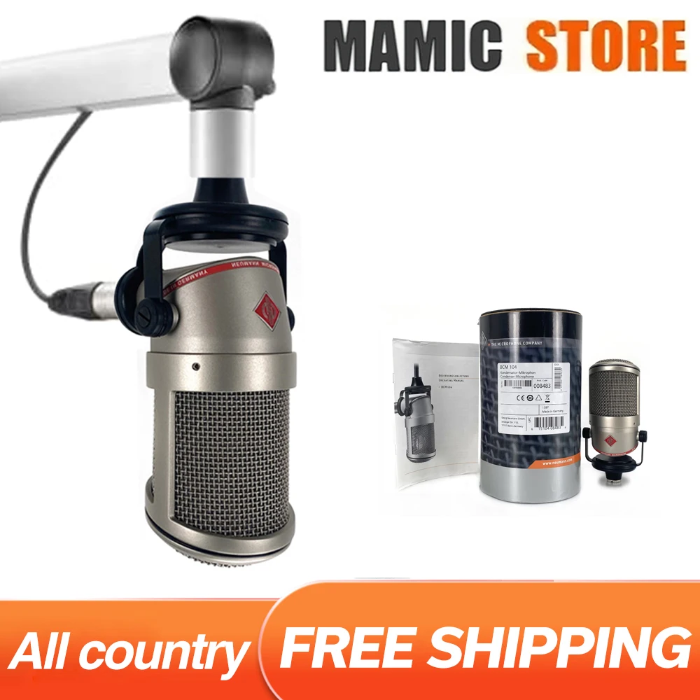 

BCM104 DYNAMIC BROADCAST MICROPHONE FOR THAT CLASSIC ANNOUNCER VOICE