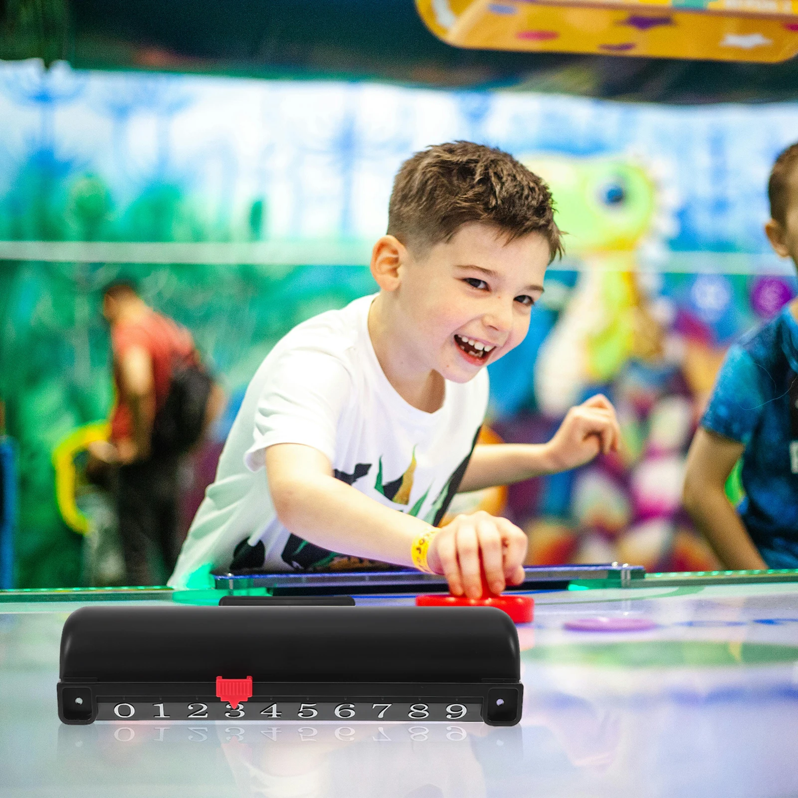 

1pc Ball Table Scorekeeper Multifunctional Table Hockey Air Hockey Counter Durable Plastic Portable Indoor Tracker