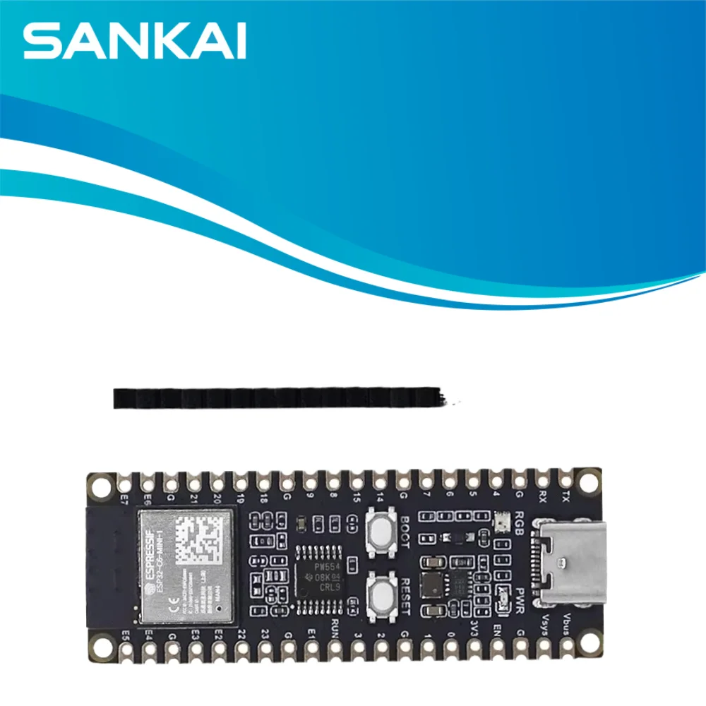 ESP32-C6-DevKitC-1 Development Board, RISC-V WiFi 6, 4MB Flash, IoT Module