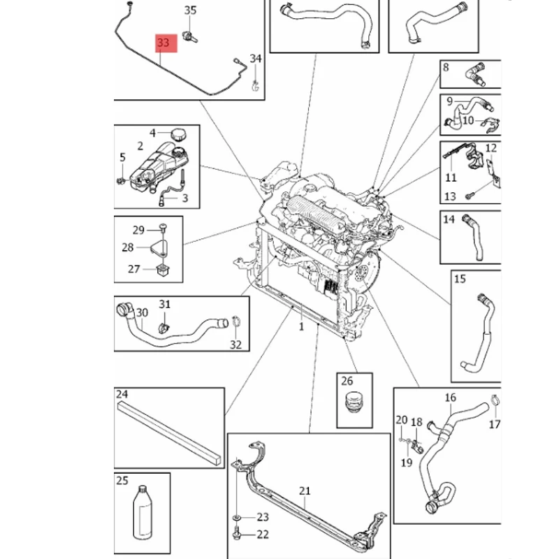 31319349 Discharge hose V40