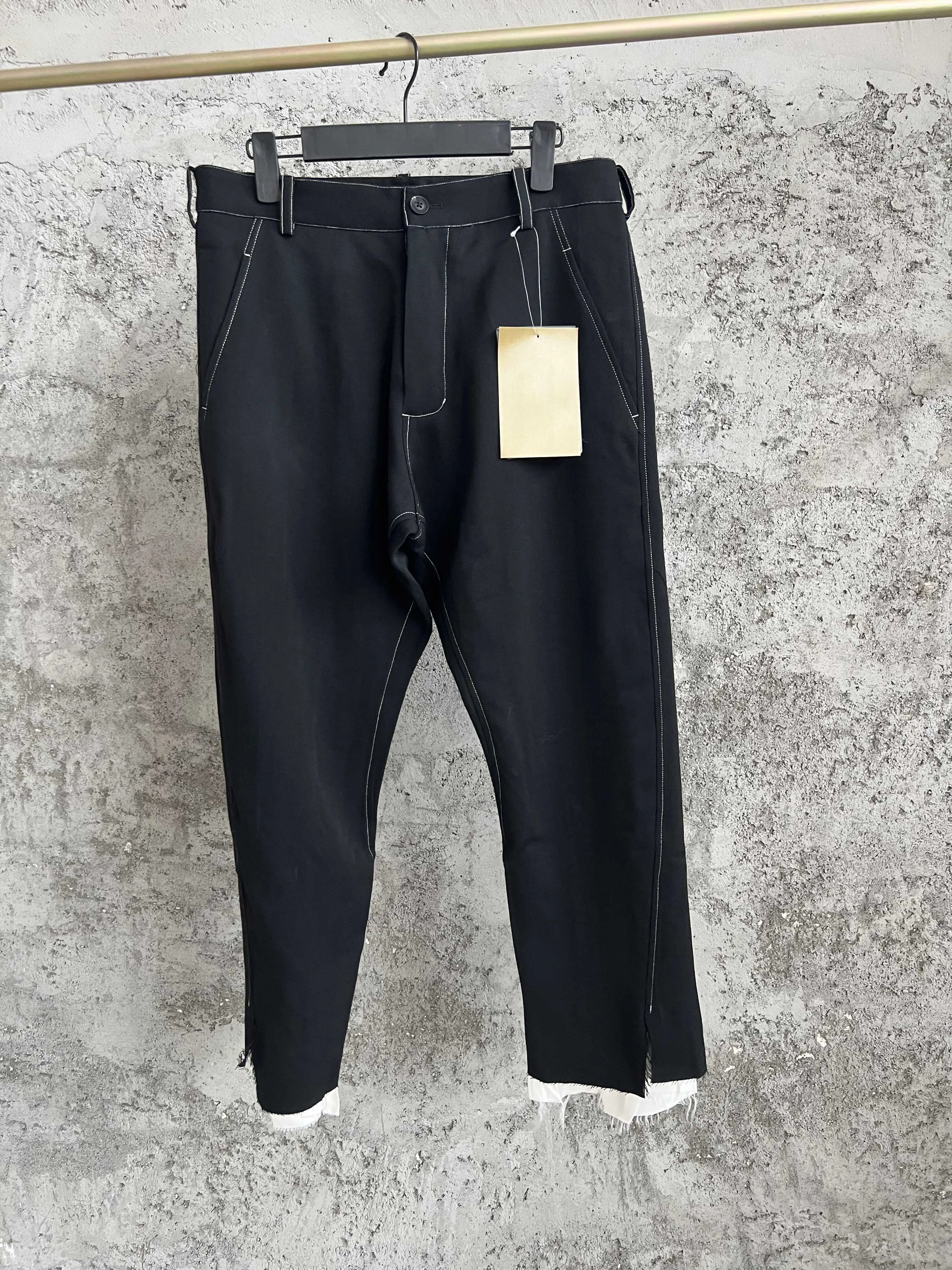 

Men's straight-leg loose drape suit pants, casual nine-inch pants, skinny pants, cigarettes