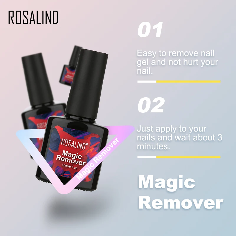 Rosalind base superior casaco 10ml embeber fora uv gel polonês manicure arte design magia removedor primer gel laca longa duração unha polonês