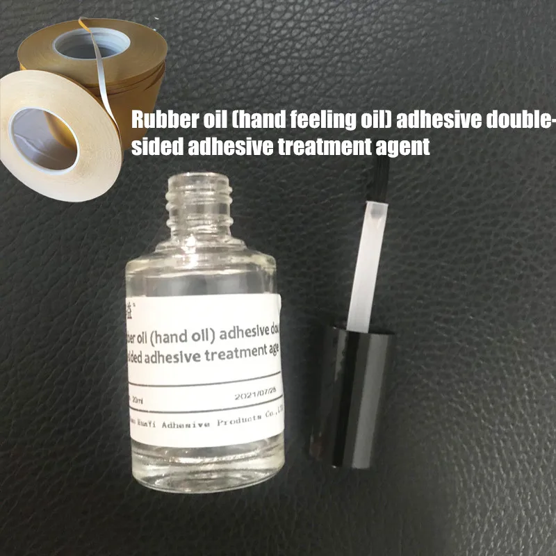 Double-sided adhesive treatment agent for rubber oil stickers Hand-feeling oil stickers self-adhesive adhesive agent