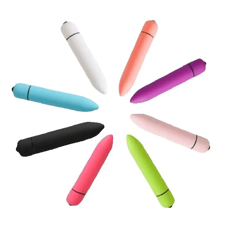 10-Speed/Single-Speed Pointed Frosted Bullet Vibrator, Silent Waterproof Powerful Massager Replacement Part Love Egg