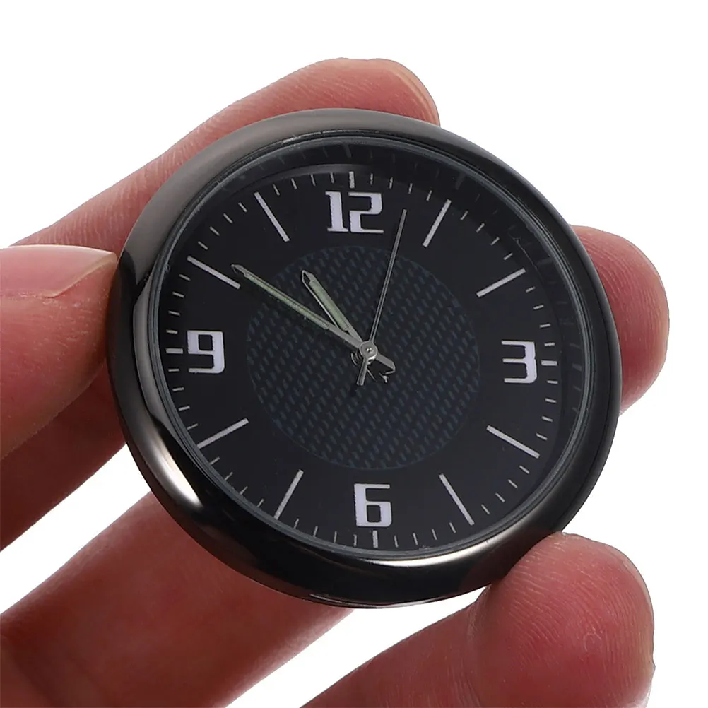 

2pcs Car Dashboard Clock Quartz Electronic Decorative Mini Digital Auto Accessories Travel Analog Stick On Car Clock