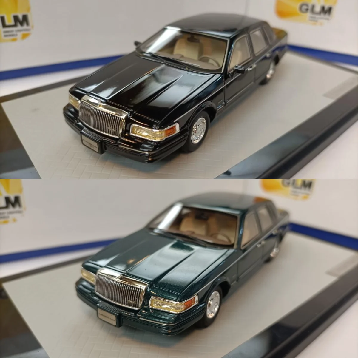 

GLM 1:43 For Town Car 1997 Limousine Simulation Limited Edition Resin Metal Static Car Model Toy Gift