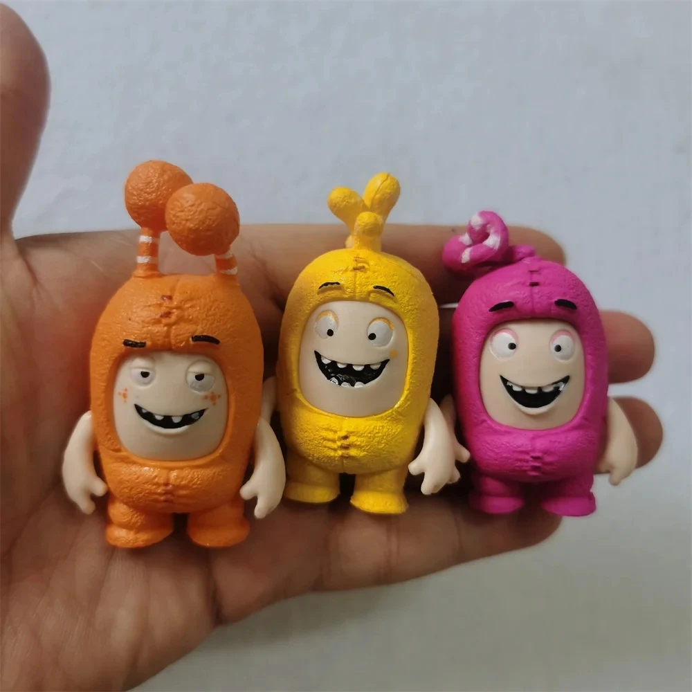 مجموعة Oddbods الأصلية مكونة من 7 قطع/مجموعة مع الرمز الأصلي على الظهر مجموعة محدودة من ألعاب شخصيات الرسوم المتحركة اللطيفة للأطفال أفضل هدية