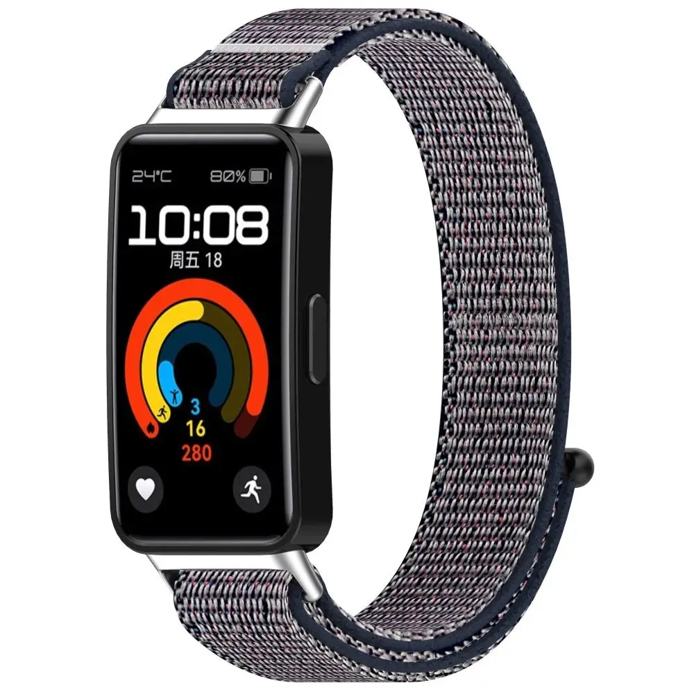 Nylon Nylon Loop Strap Soft Replacement Wristband Bracelet Adjustable Accessories Watchband for Huawei Band 9/8