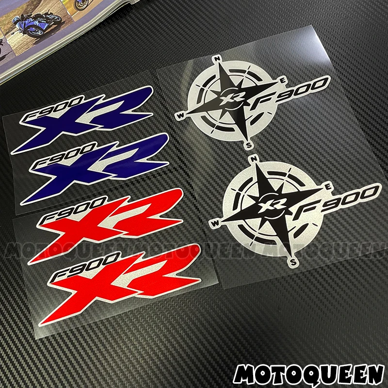 For BMW F900XR F900 XR Motorcycle Fairing Body Tank Pad Side Emblem Logo Decoration Reflective Waterproof Decals Stickers