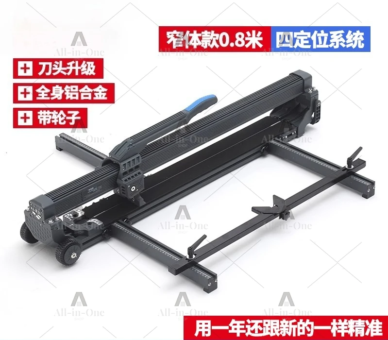 Tile Push Knife Manual Slate Floor Brick Cutting Machine High Precision Industrial Grade Large Slab Track Push-pull Knife