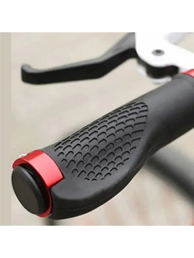 AliExpress 1 Pair Rubber Bike Handlebar Grip Anti-Skid Ergonomic Mountain MTB Cycling Parts Bicycle Grips Black Gold Red Blue