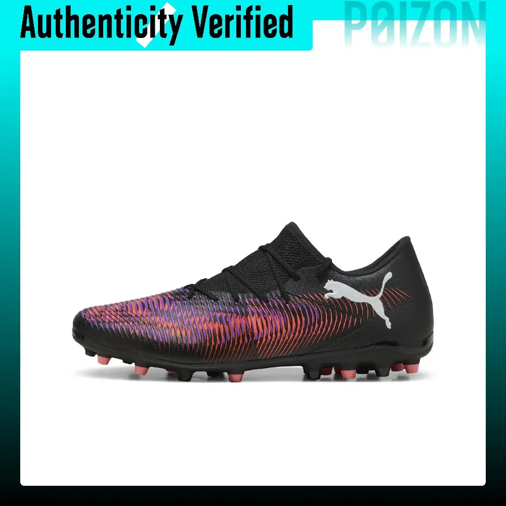 PUMA FUTURE 8 MATCH Soccer Shoes Unisex Black White Bright Red 108373-01