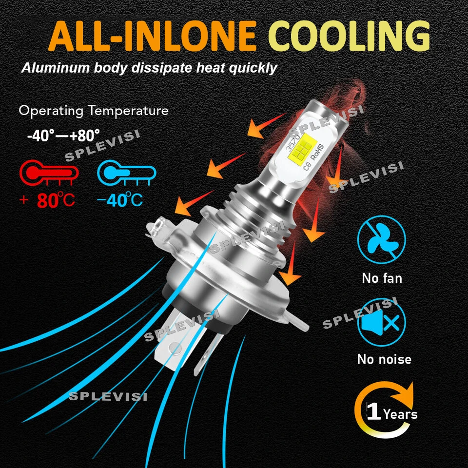 2 Ampoules LED CSP pour Sauna, Puces pour Ski-Doo MXZ 550 cape F 2002 2003 2004 2005 2006 2007 2008 2009 2010 2011 2012 2013 2014