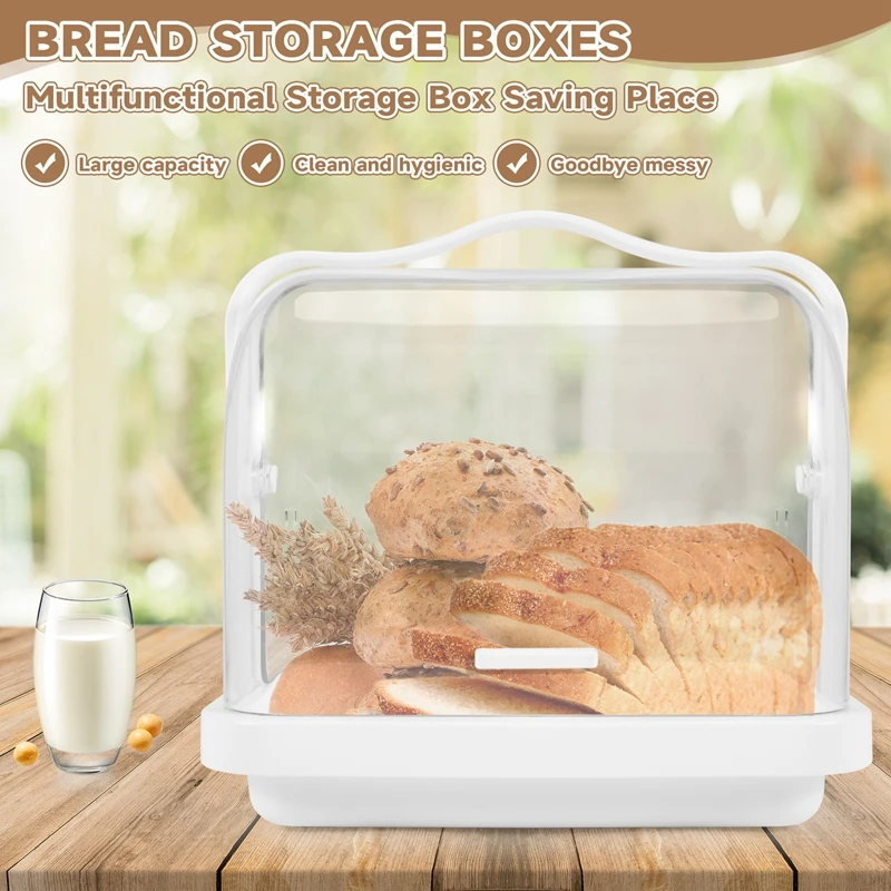 Caixa De Armazenamento De Pão De Cozinha, Plástico, Primeiros Socorros, Medicina, Organizador De Cosméticos, Multifuncional Flip Boxes