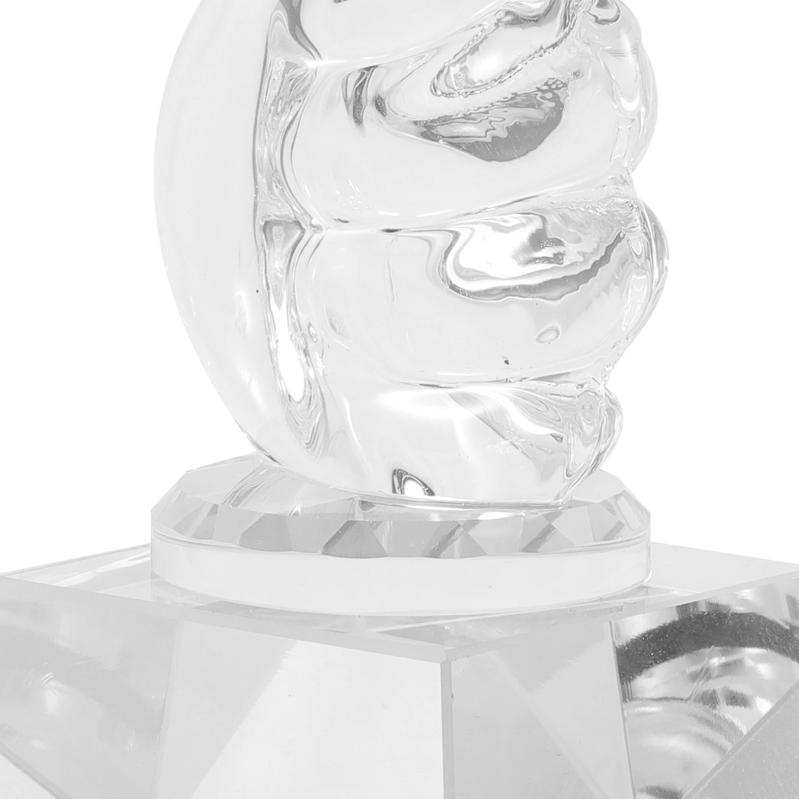 

Delicate Crystal Trophy Cup Thumb Shaped Decor Kindergarten Competition Award Exquisite Decorative Trophy For Sports Smooth