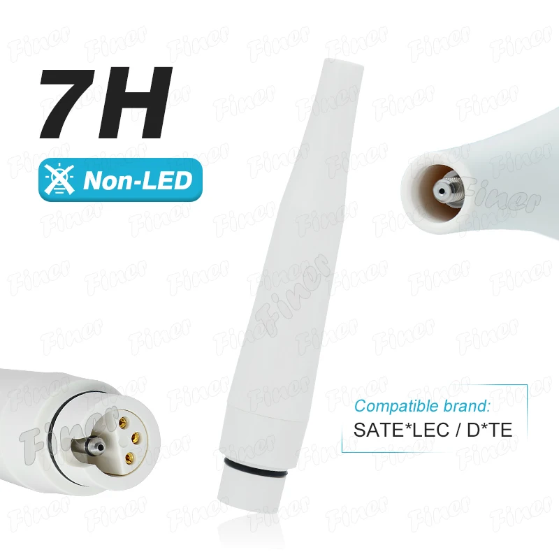 

Finer Стоматологический ультразвуковой пьезоскалер, наконечник 7H 7L, светодиодный, без светодиодов, ультразвуковой скалер, ручка, подходит для стоматологии SATELEC DTE