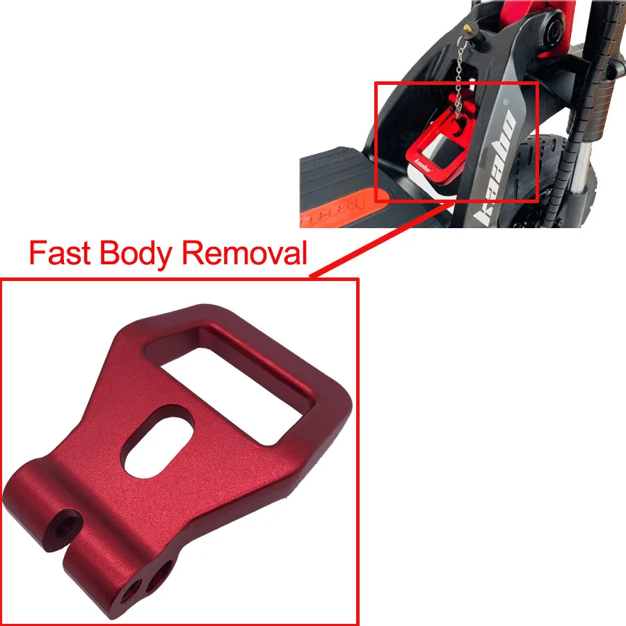 Folding Set Lever with Joint Bolt Fast Body Removal Screws Bushings Lock for Kaabo Wolf Warrior II King 11inch Electric Scooter