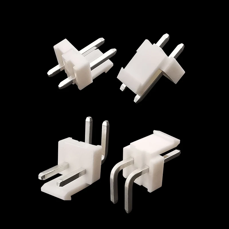 20Pcs VH 3.96 2/3/4/5/6/7/8Pin Male Plug Header Connector Straight Needle/Bent Needle Housing Electrical Wire Connector