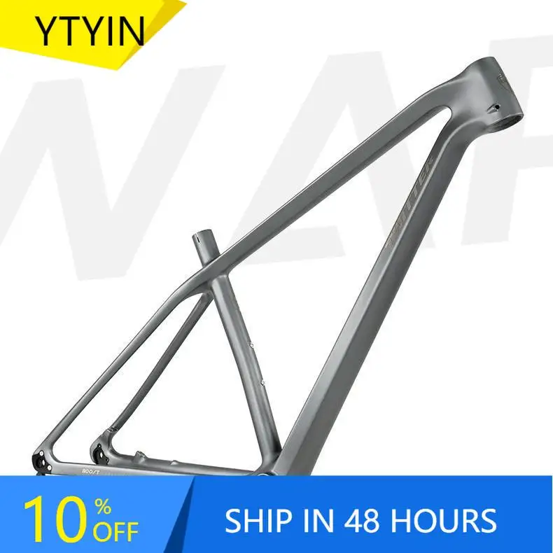 

YTYIN Warrior Pro Carbon Fiber Mountain Bike Frame with Thru-axle Disc Brake and Internal Cable Routing