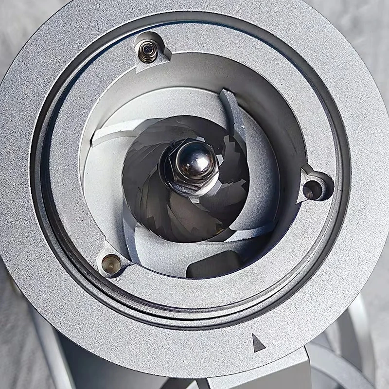 Moedor de café elétrico profissional de dose única automático com liga de alumínio portátil para uso doméstico moagem de milho premium