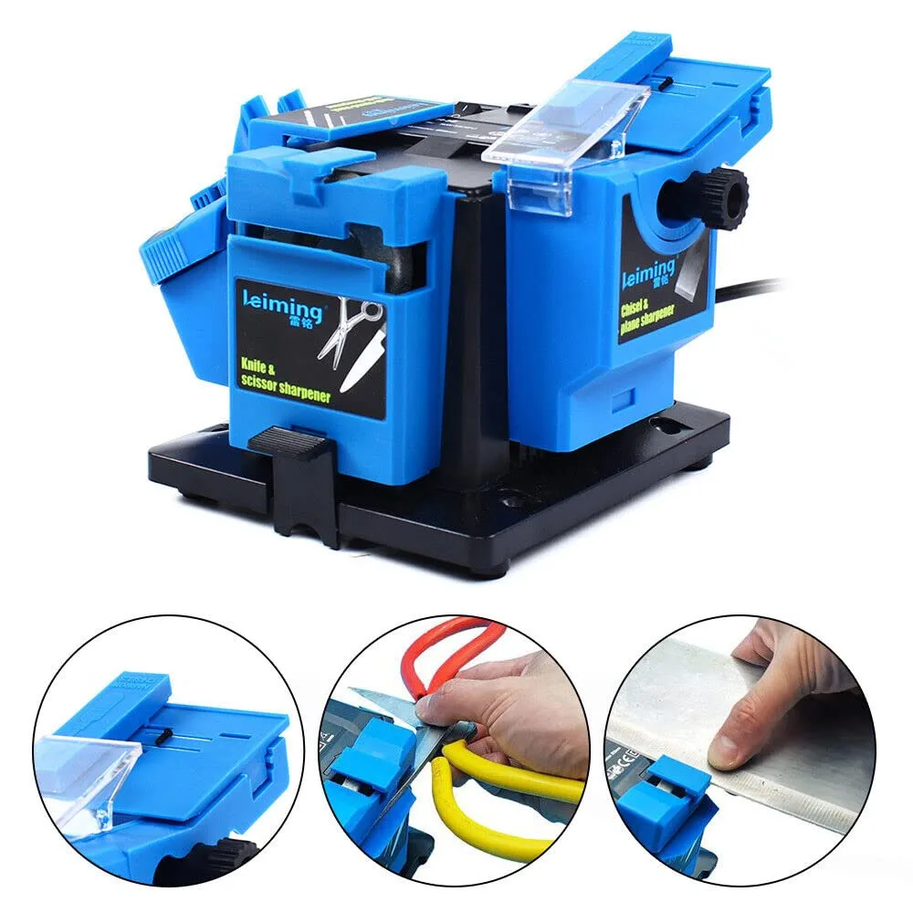 Electric Drill Bit Sharpener Multifunction Electric Sharpening Machine Knife Chisel Scissor Sharpening Tool 110V