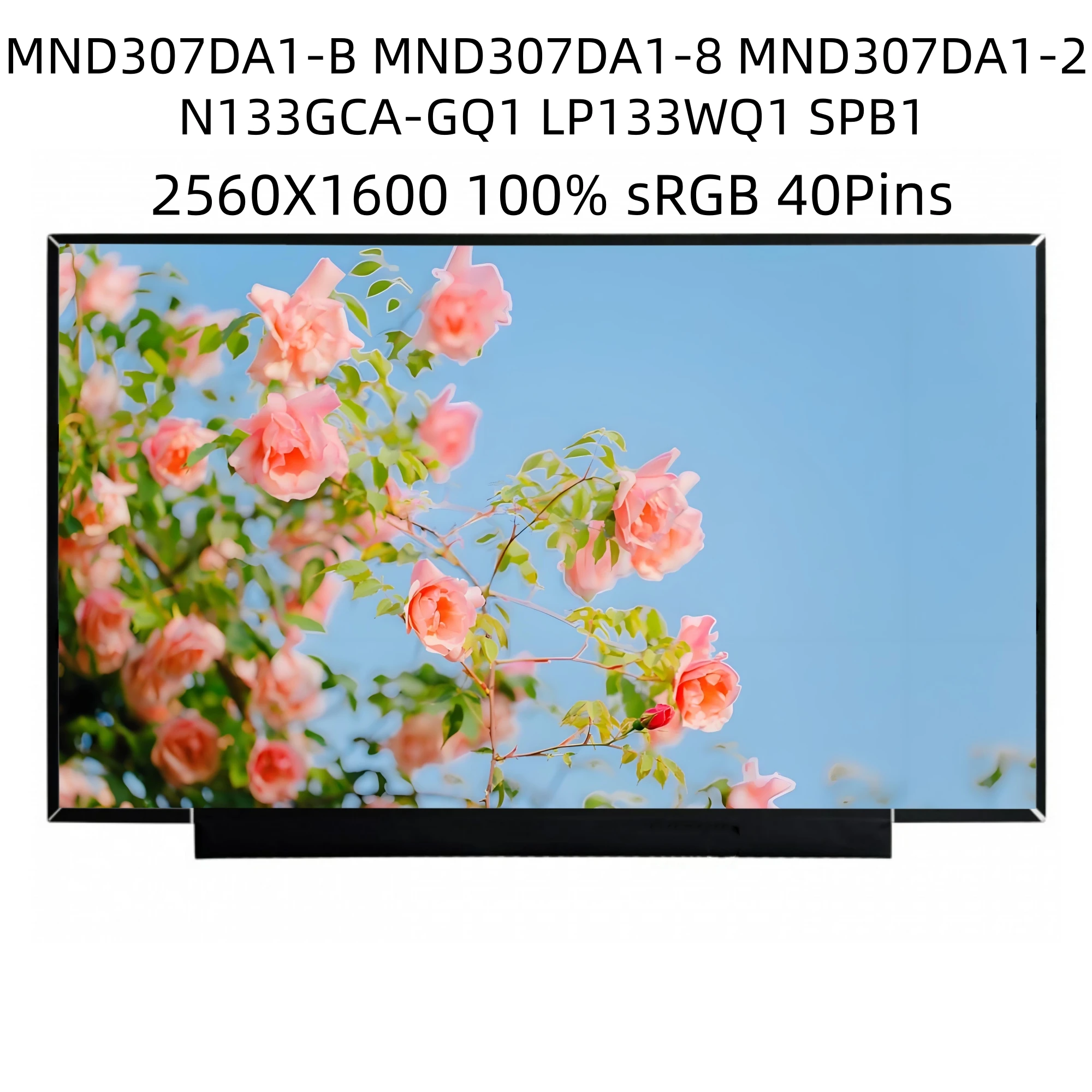 

13.3" MND307DA1-B Original NEW 2560x1600 40 pins IPS LCD LED Screen Panel Matrix