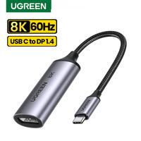 UGREEN USB C to 8K Displayport 1.4 Adapter for iPhone 15 Macbook Pro iPad USB Type C to 8K DP1.4 Adapter Cable 32.4Gbps 8K/60Hz