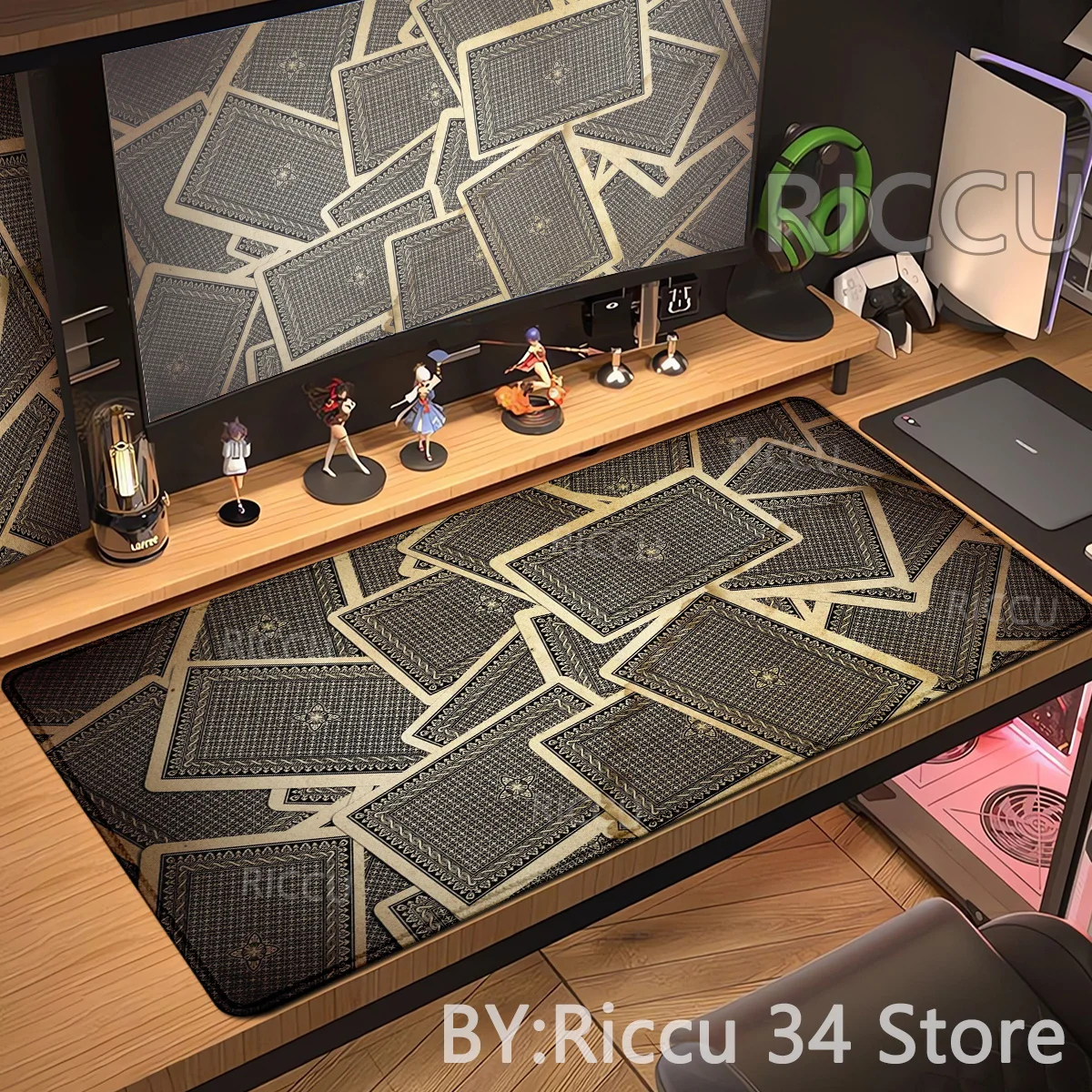 

HD PC Poker Mouse Pad Long Desk Mat Cool Large Computer Office Game Table Mats XXL Rubber Anti-slip Gaming Keyboard Mouse pads