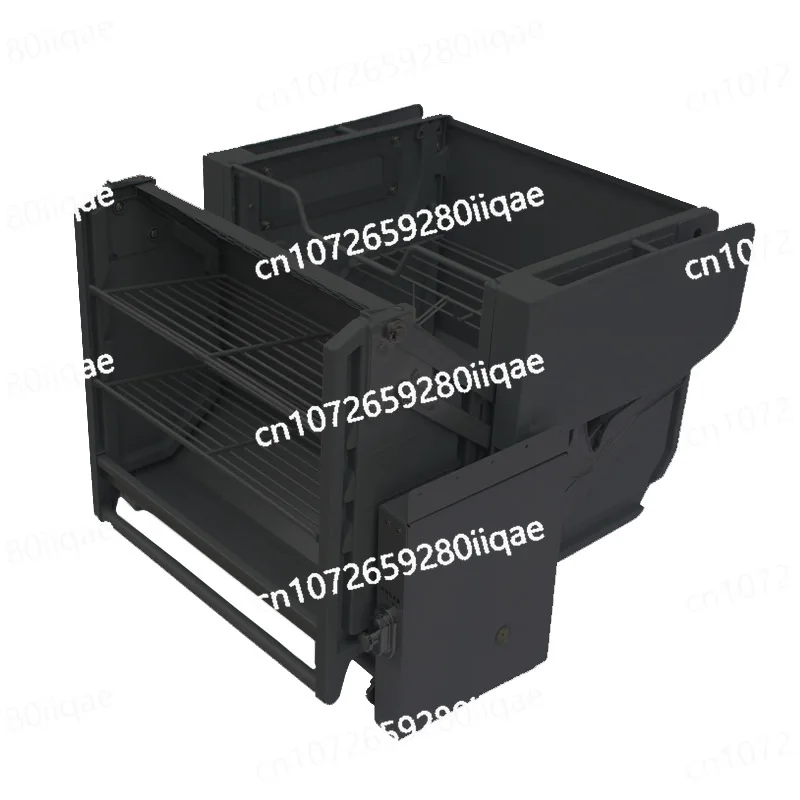 

Storage Refrigerator Top Cabinet Lifting Basket Large-capacity Lifting Cabinet Kitchen Cabinet Linkage Lift