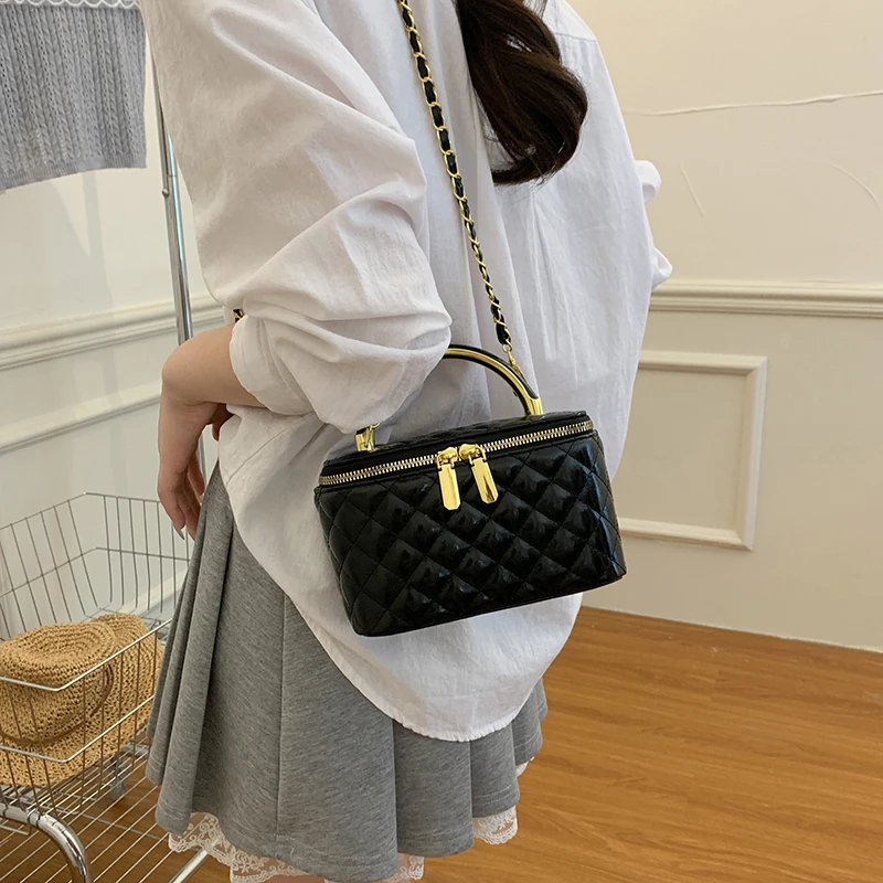 

Elegant Ladies Leather Crossbody Bag By Famous Designer Luxury Brand Women Handbags Classic Popular Shoulder Messenger Tote