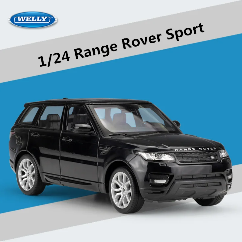 WELLY 1:24 Land Range Rover Sport SUV Alloy Car Model Diecasts Metal Off-road Vehicles Car Model High Simulation Childrens Gifts