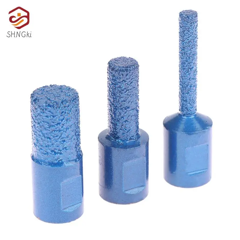 5/10/15mm Vaccum Brazed Diamond Core Drill Bits M10 Thread Hole Saw Cutter For Ceramic Tile Marble Glass Granite Drill Cutting