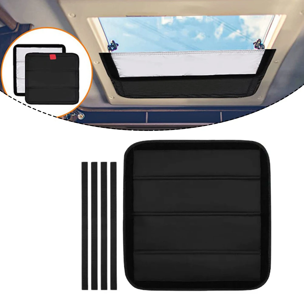 4 Layers Thickened New Sunshade Shading Pad Insulated RV Skylight Sunshade Reflective Shading Pad 41*41cm Aluminum Film