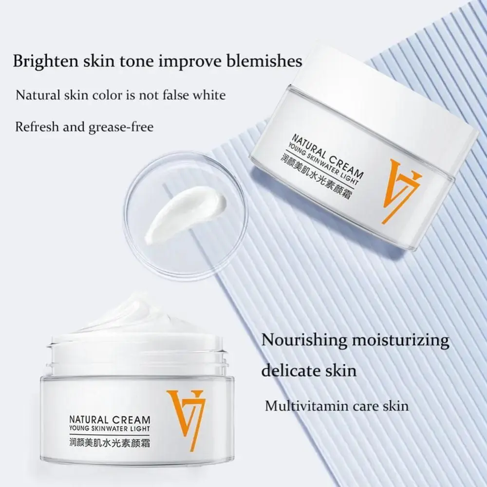 Whitening Brightening Anti-aging Anti wrinkle Hydrating Face Cream V7 Moisture Toning Light Cream Facial Skin Care