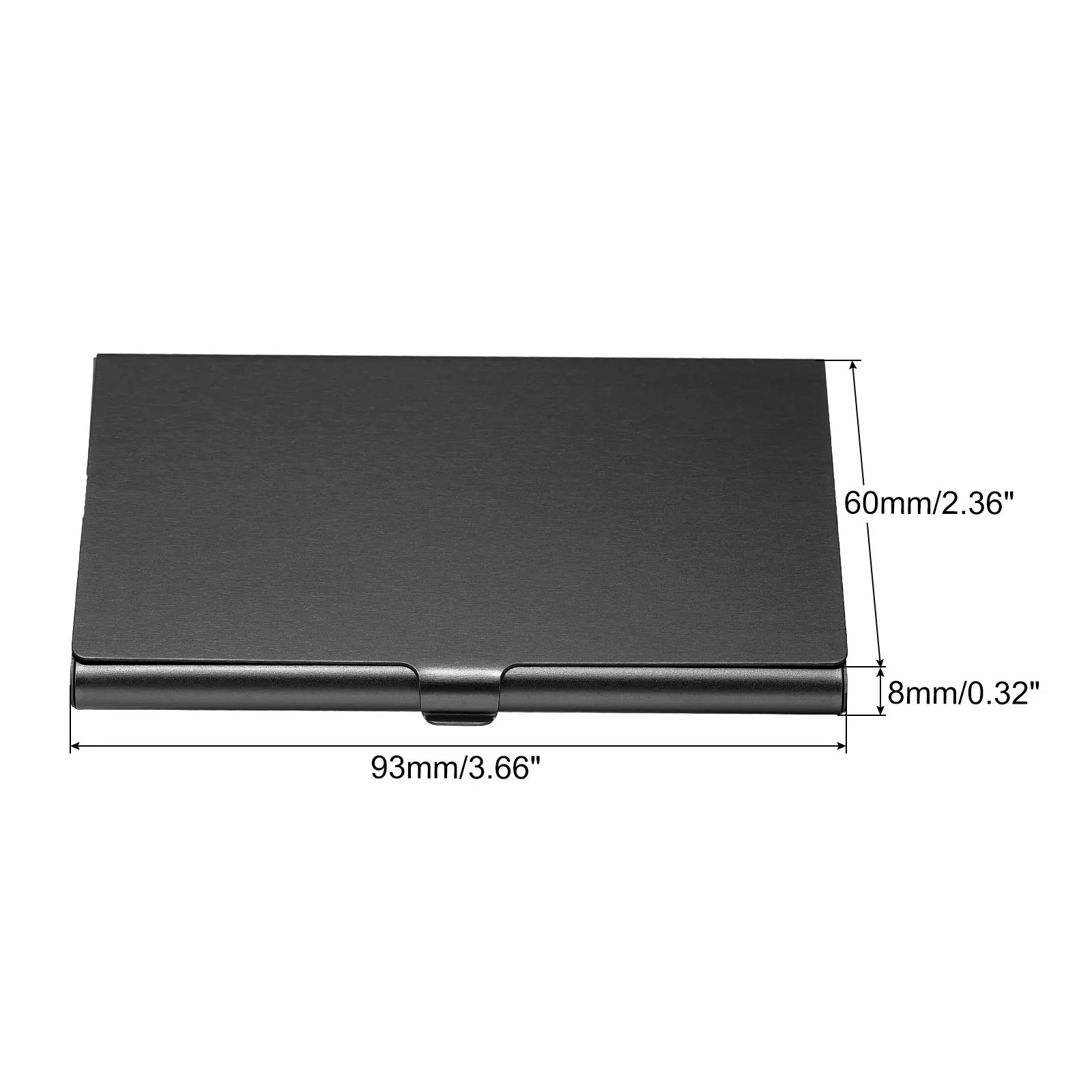 1/2/3Pcs Business Card Holder Metal Box Cover for Men Women Credit Card Holder Aluminum Alloy Flip Cover Slim Name Cards Case