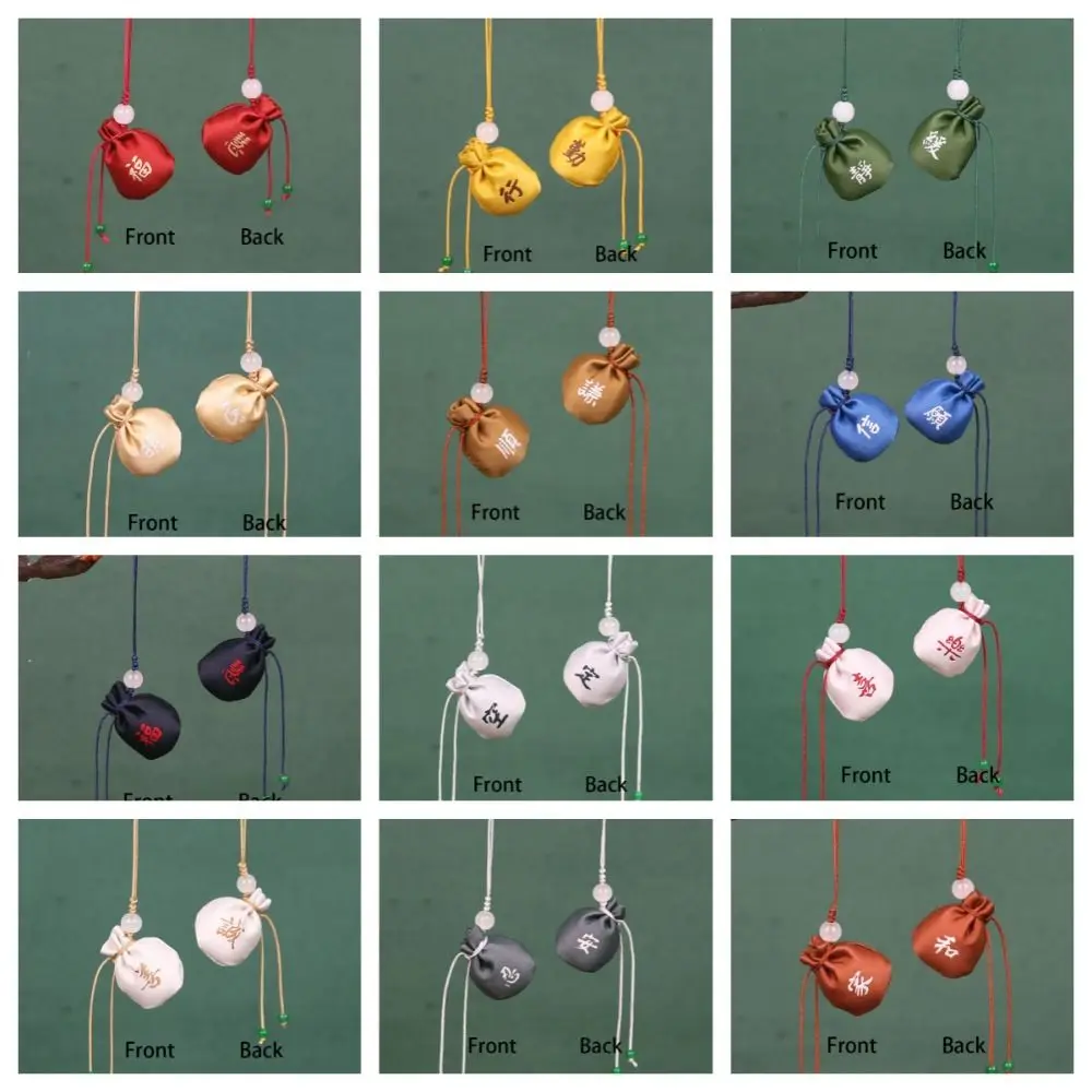 طباعة كيس قماش صغير معلق للأعشاب العطرية المملوءة بشرابة صغيرة لتغليف المجوهرات كيس صغير