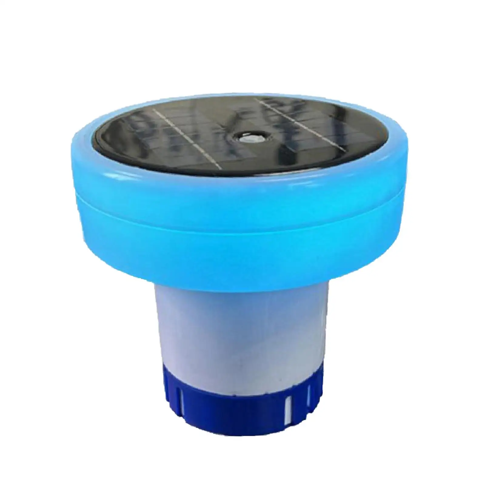 Pool Chlorine Dispenser Floater Portable Solar Light for Fountains Tubs Pond