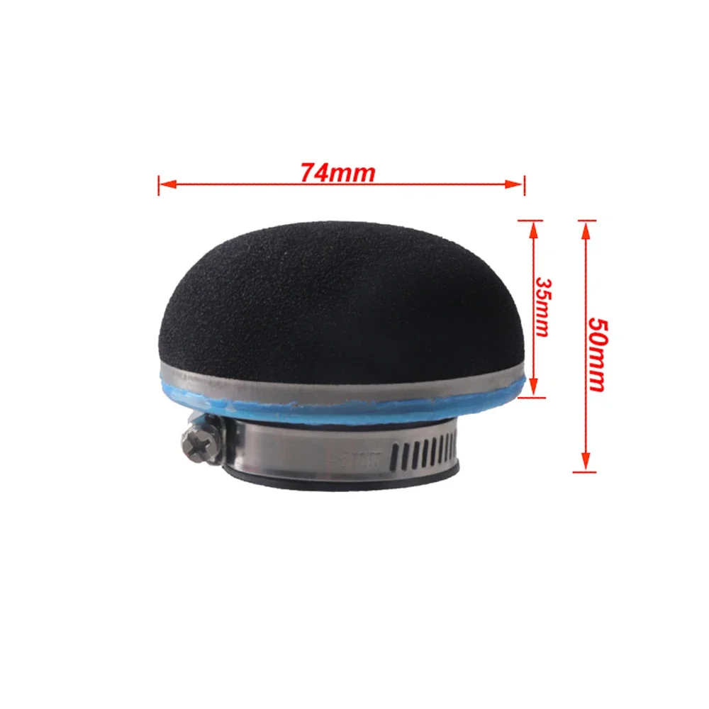 28/32/35/38/42/45/48/50/54/58MM Motorcycle Air Filter Sponge Cleaner Foam Air Filter for Scooter ATV Quad Motorcycle Accessories