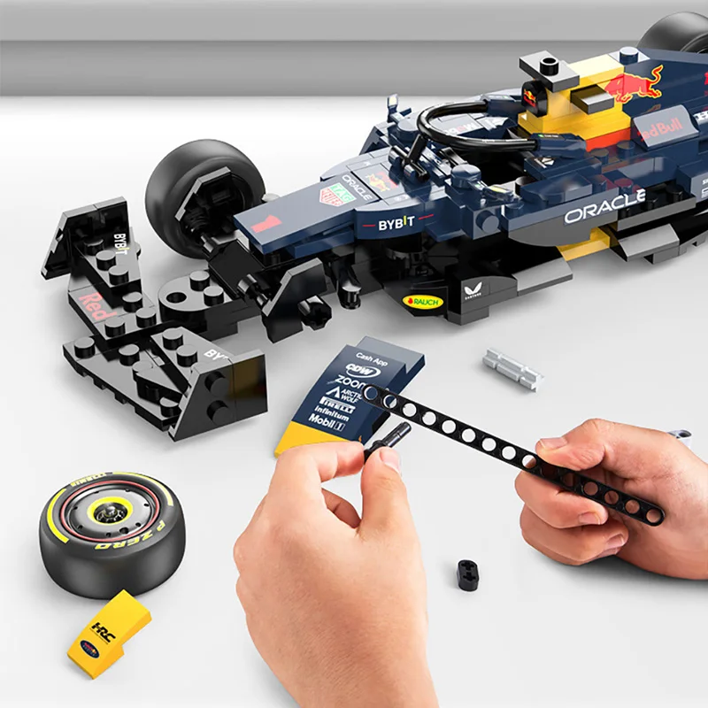 Techniczny model samochodu sportowego F1 Formula Racing Klocki Miasto 1:24 Montaż C42 Prędkość Pojazd Klocki Zabawki Dla Dzieci Prezent Dla Dorosłych