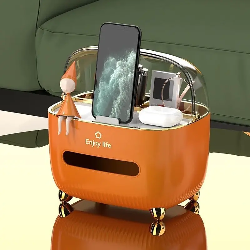 Household Tissue Box Living Room Coffee Table Restaurant Creative Light Luxury Simple Multi-function Remote Control Storage Box