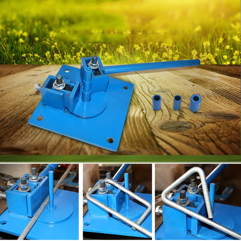 

Модернизированный верстат для гибки круглой стали Versio, устройство для гибки стали, устройство для ручного гибки проволочного стержня, ручной гибочный станок из нержавеющей стали