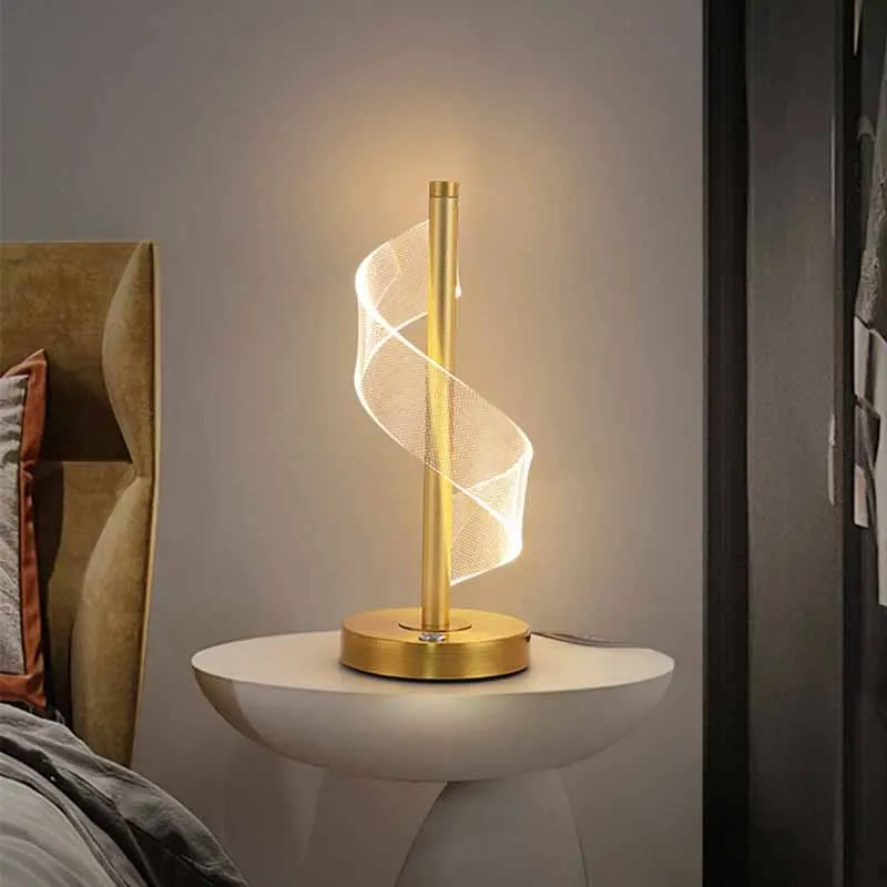 Modern LED Table Lamps Indoor Lighting Dimmable Touch Switch Bedroom Bedside Light Living Room Hotel Decoration Nordic Desk Lamp