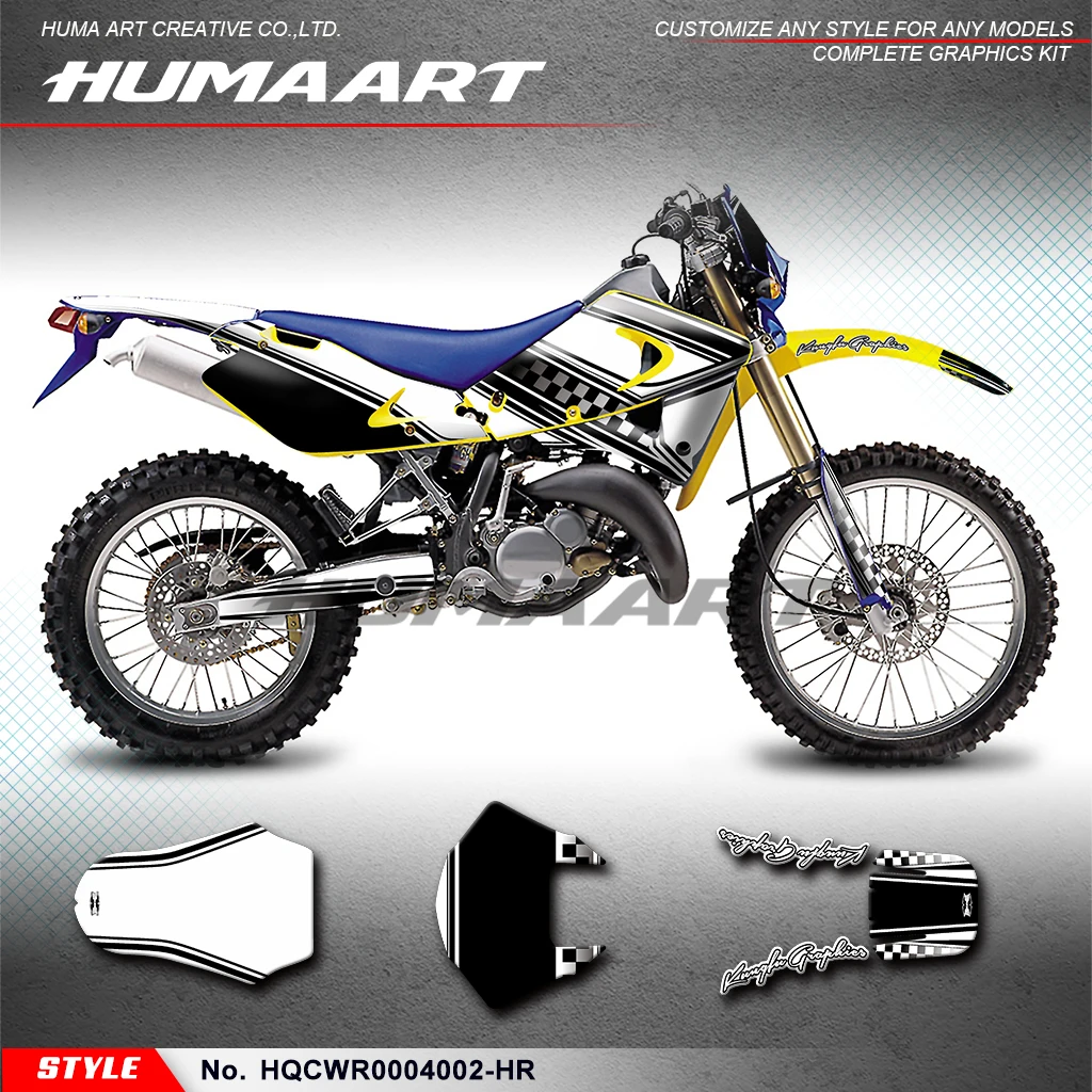 ملصق لف رسومات من HUMAART-tbike لسيارات Husqvarna ، WR ، CR ،, من من من من من Husqvarna ، من نوع WR ، ، من من من من نوع Husqvarna ، ومن نوع WR ، ومن ثم الدرع ، ومن ومن ومن ومن ثم