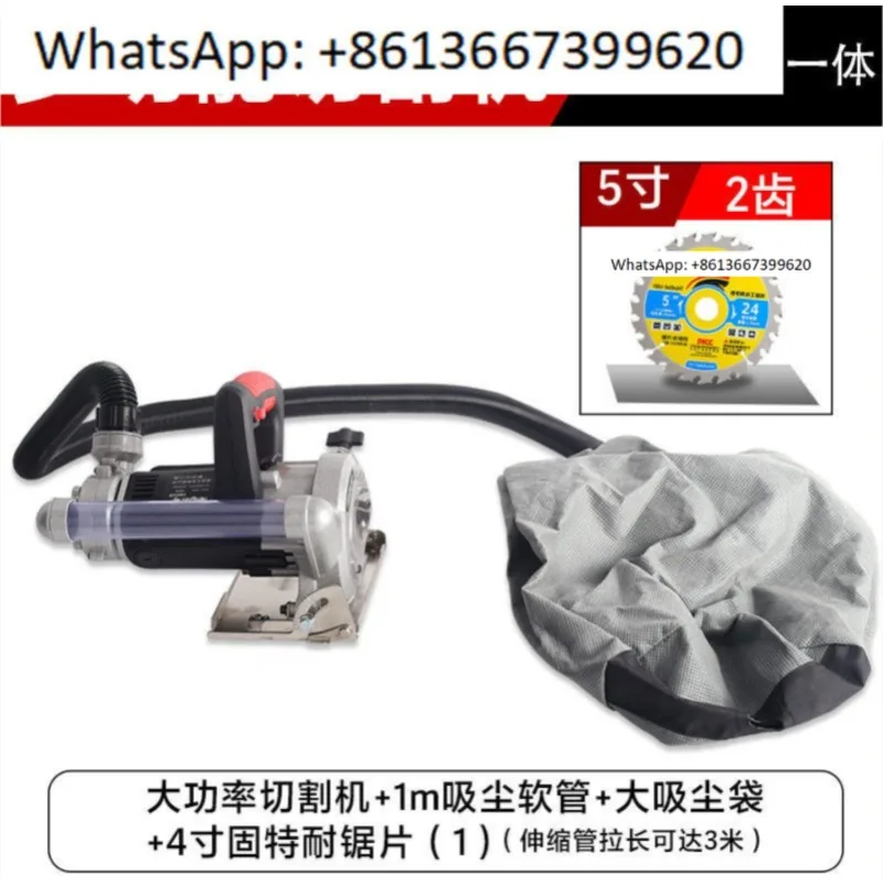 Multi-functional self-priming cutter with vacuum cleaner integrated cutting machine for ceramic tiles stone concrete and marble