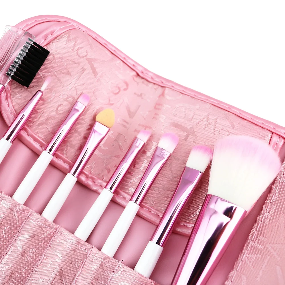 8Pcs/Set Makeup Brush Set Soft Fluffy Powder Foundation Contour Blush Concealer Eye Shadow Blending Makeuo Kit Women Beauty Tool