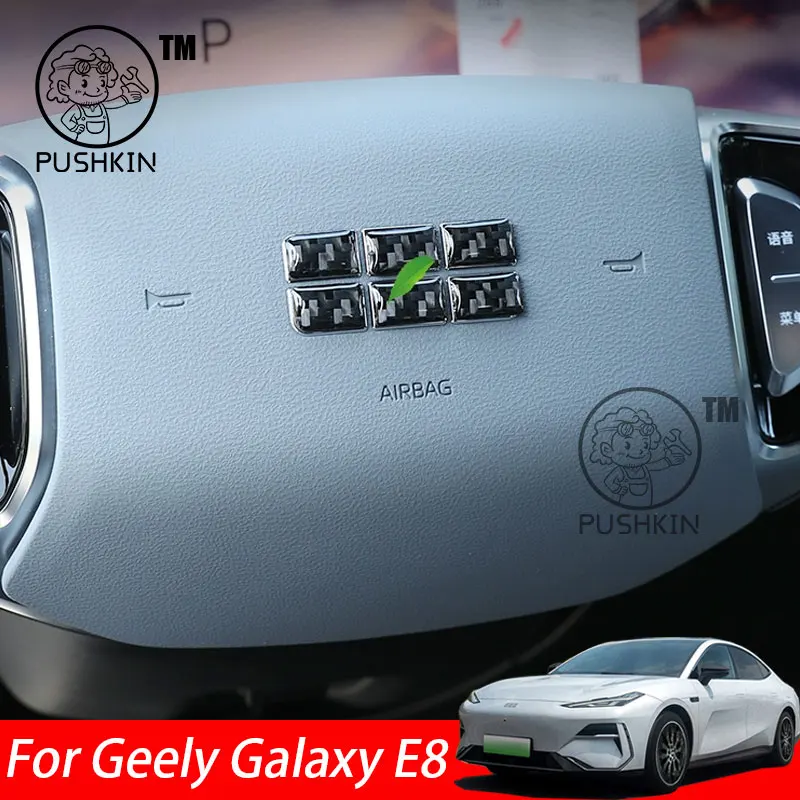 

For Geely Galaxy E8 2024 2025 Car Front Emblem Steering Wheel Emblem Door Handles Gel Protection Films Anti-Scratch Accessories
